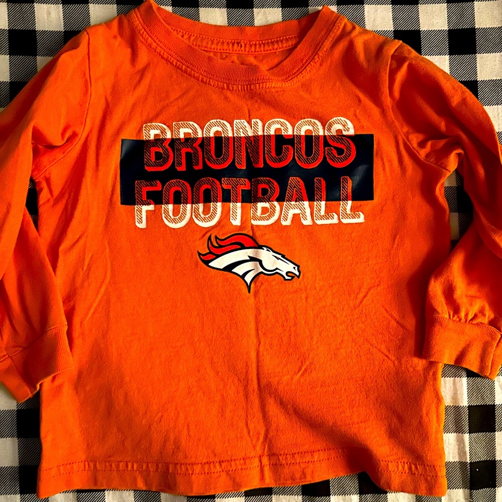 Broncos long sleeve 2T
